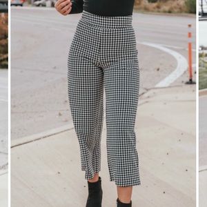 Miss Love dress plaid pants